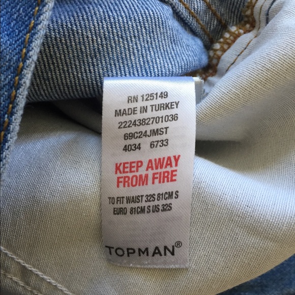 TopMan TopShop Regular Slim Fit Jeans - Picture 6 of 6